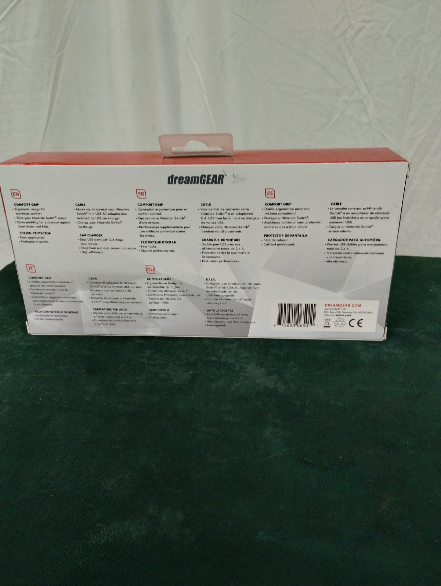 DREAM GEAR ESSENTIALS BUNDLE PROTECT & PLAY THE NINTENDO SWITCH IN COMFORT