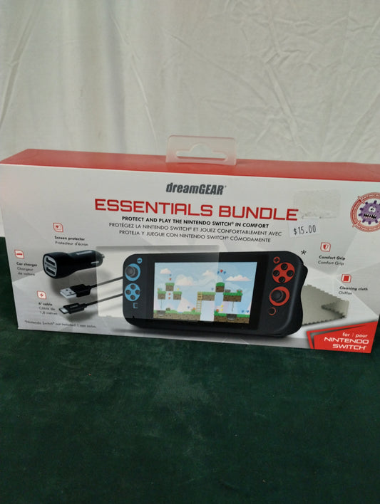 DREAM GEAR ESSENTIALS BUNDLE PROTECT & PLAY THE NINTENDO SWITCH IN COMFORT