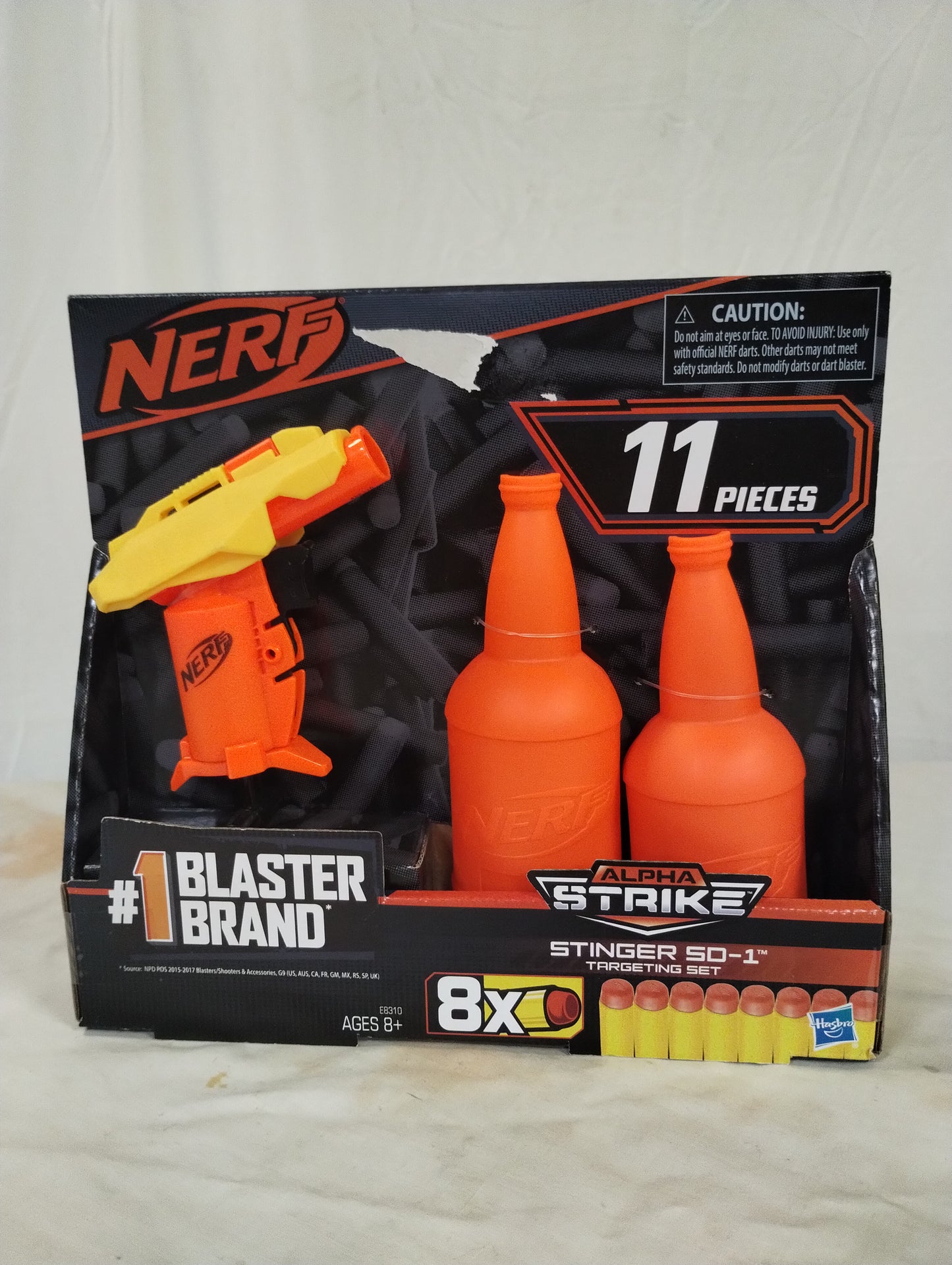 NERF 11 PIECE BLASTER BRAND